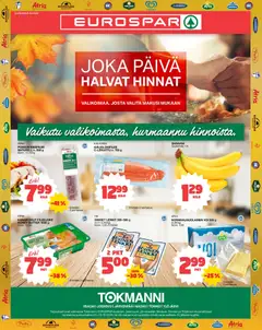 Kaupan Tokmanni Tokmanni Eurospar esikatselu, voimassa 22/10/2026