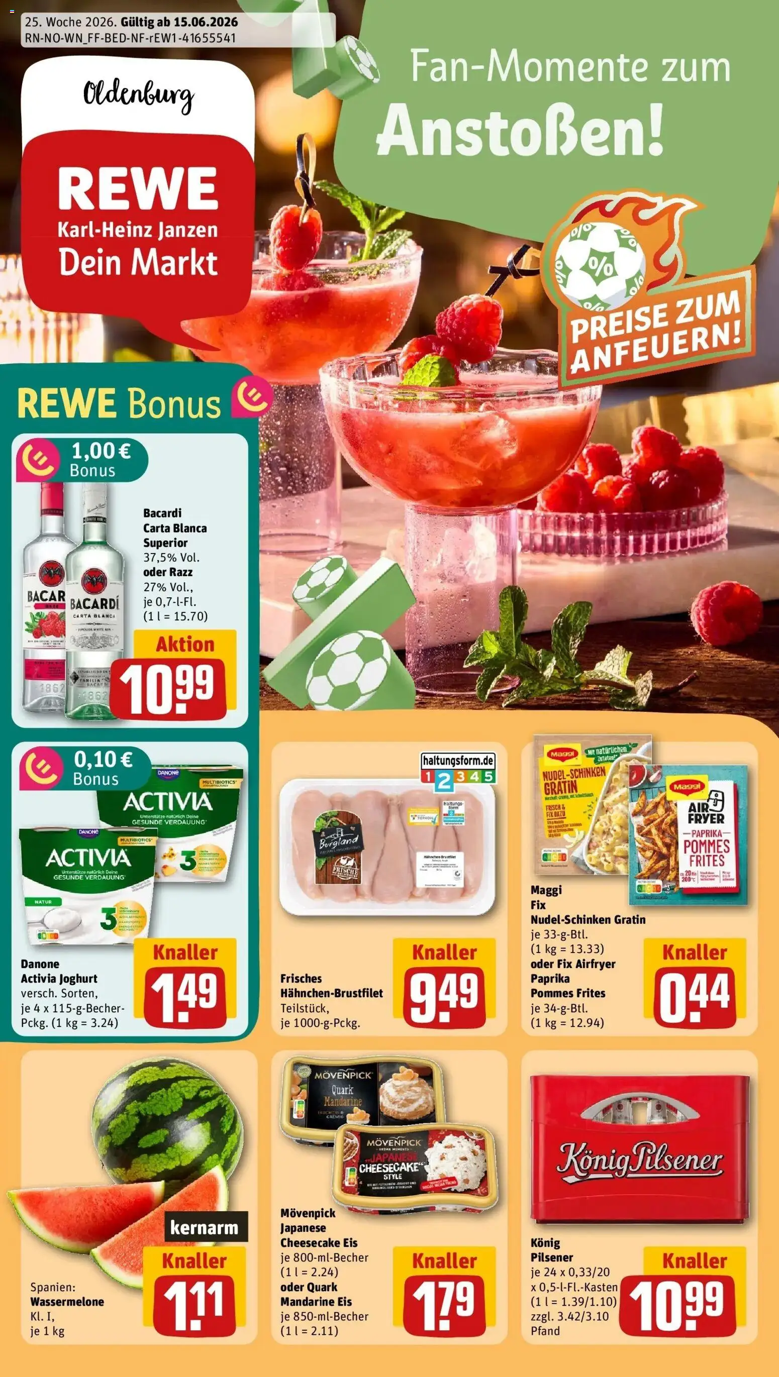 Vorschau von dem Prospekt des Geschäftes Rewe, gültig ab dem 14.06.2026