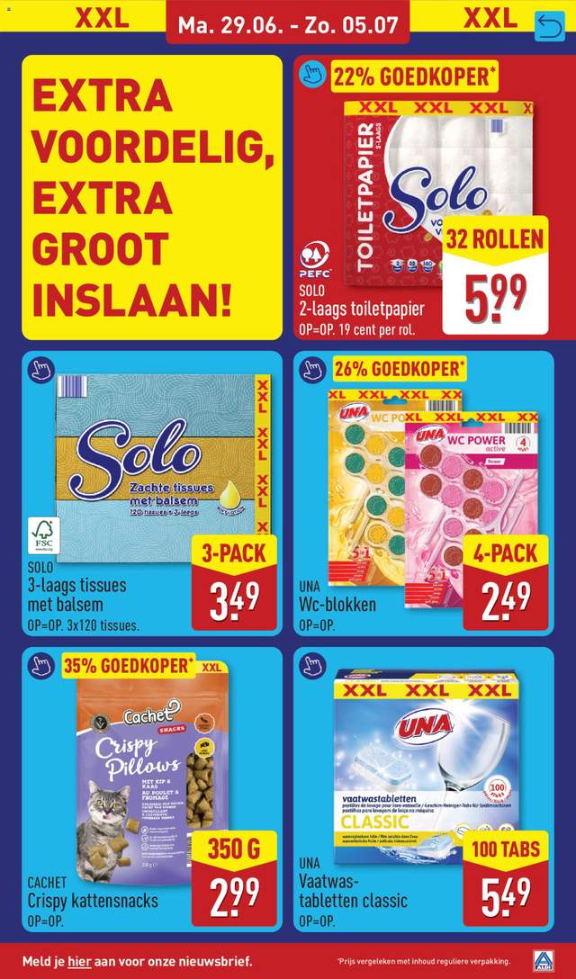 Nieuwe Aldi folder vanaf 29-06