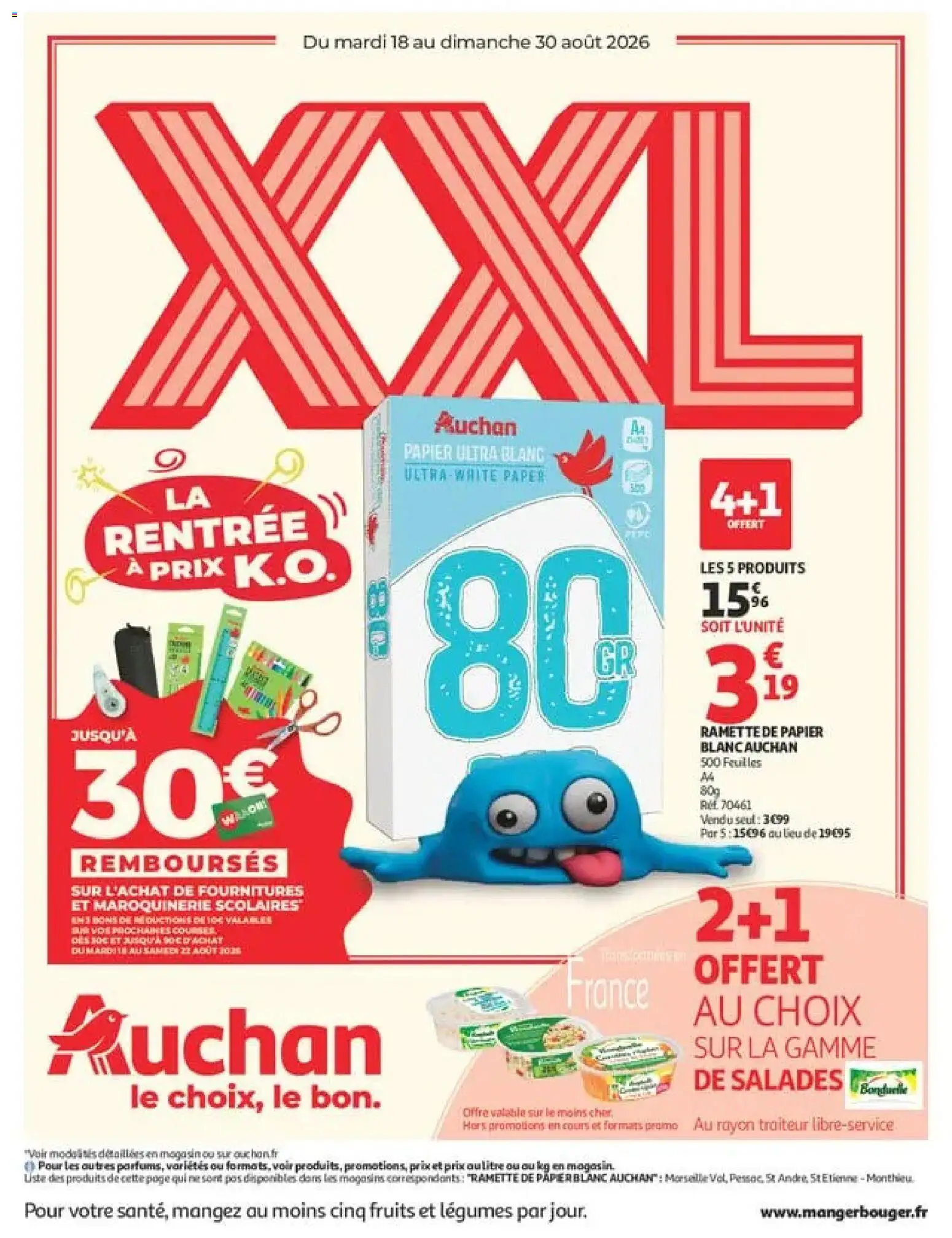 Prévisualisation de Auchan catalogue du magasin Auchan formulaire valide 18/08/2026