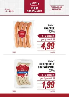 Vorschau der Angebote: Radatz Radatz - Wurst grossmarkt gültig ab 01.06.2026