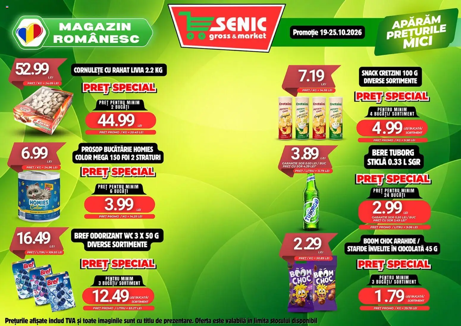 Previzualizarea de cataloage: Senic Senic Catalog valabil de la 19.10.2026 - Mici, Ciocolată, Bere, Bucătărie, Arahide, Stafide, Cornulețe