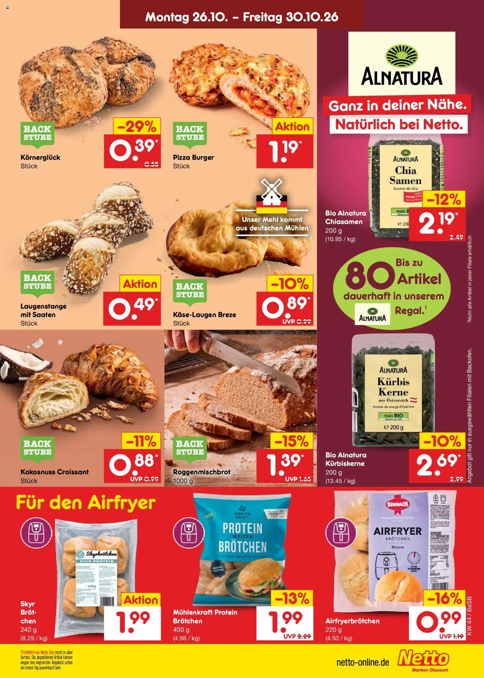 Vorschau von dem Prospekt des Geschäftes Netto Marken-Discount, gültig ab dem 26.10.2026