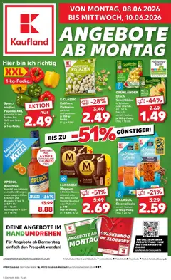 Vorschau von dem Prospekt des Geschäftes Kaufland, gültig ab dem 08.06.2026