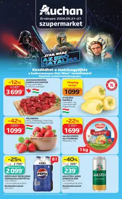 Auchan - Auchan Szupermarket akciós újság megtekintése, amely érvényes 2026.05.21.-től