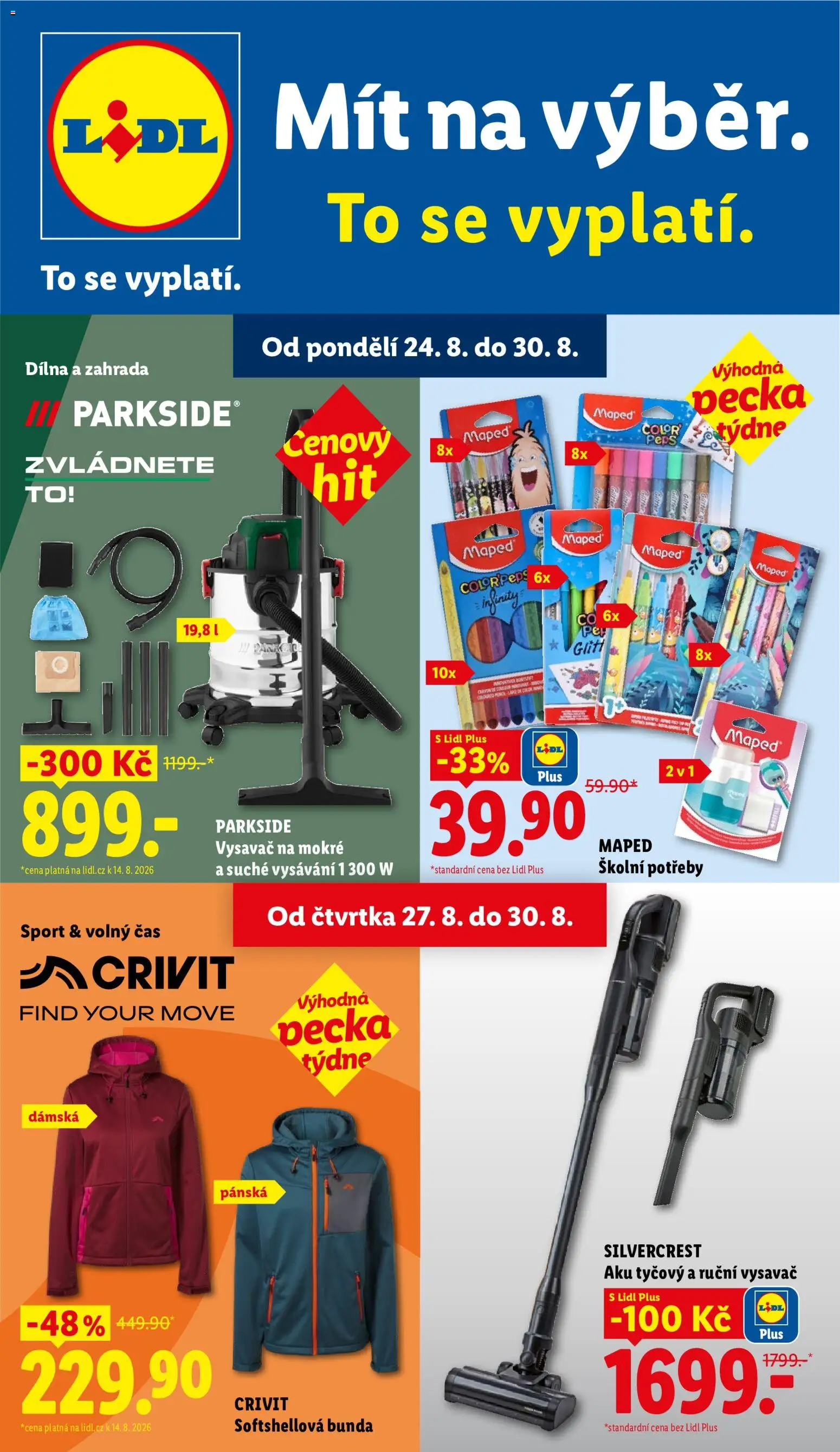 Náhled nabídky: Lidl Lidl leták - Spotřební zboží platný od 24.08.2026