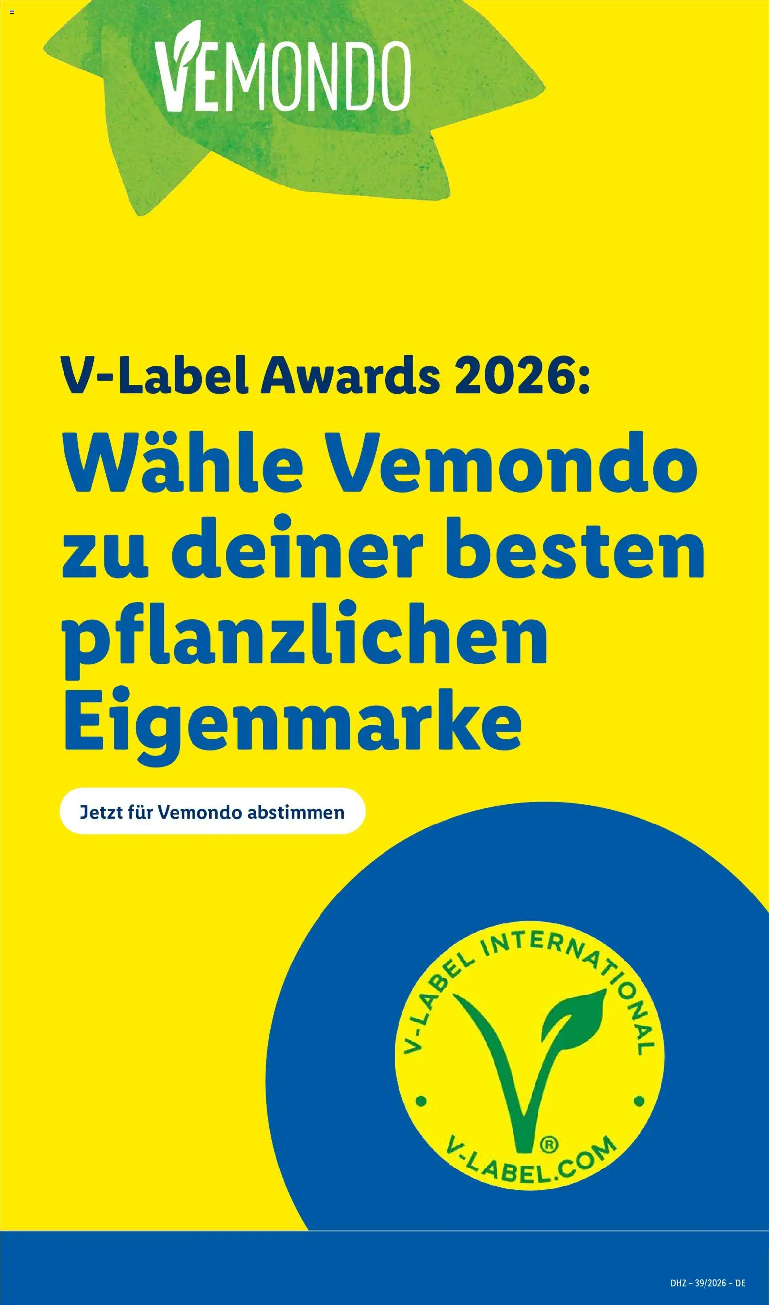 Vorschau von dem Prospekt des Geschäftes Lidl, gültig ab dem 21.09.2026
