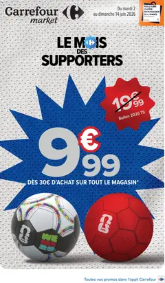 Prévisualisation de Carrefour Market Le mois des supporters du magasin Carrefour Market formulaire valide 02/06/2026