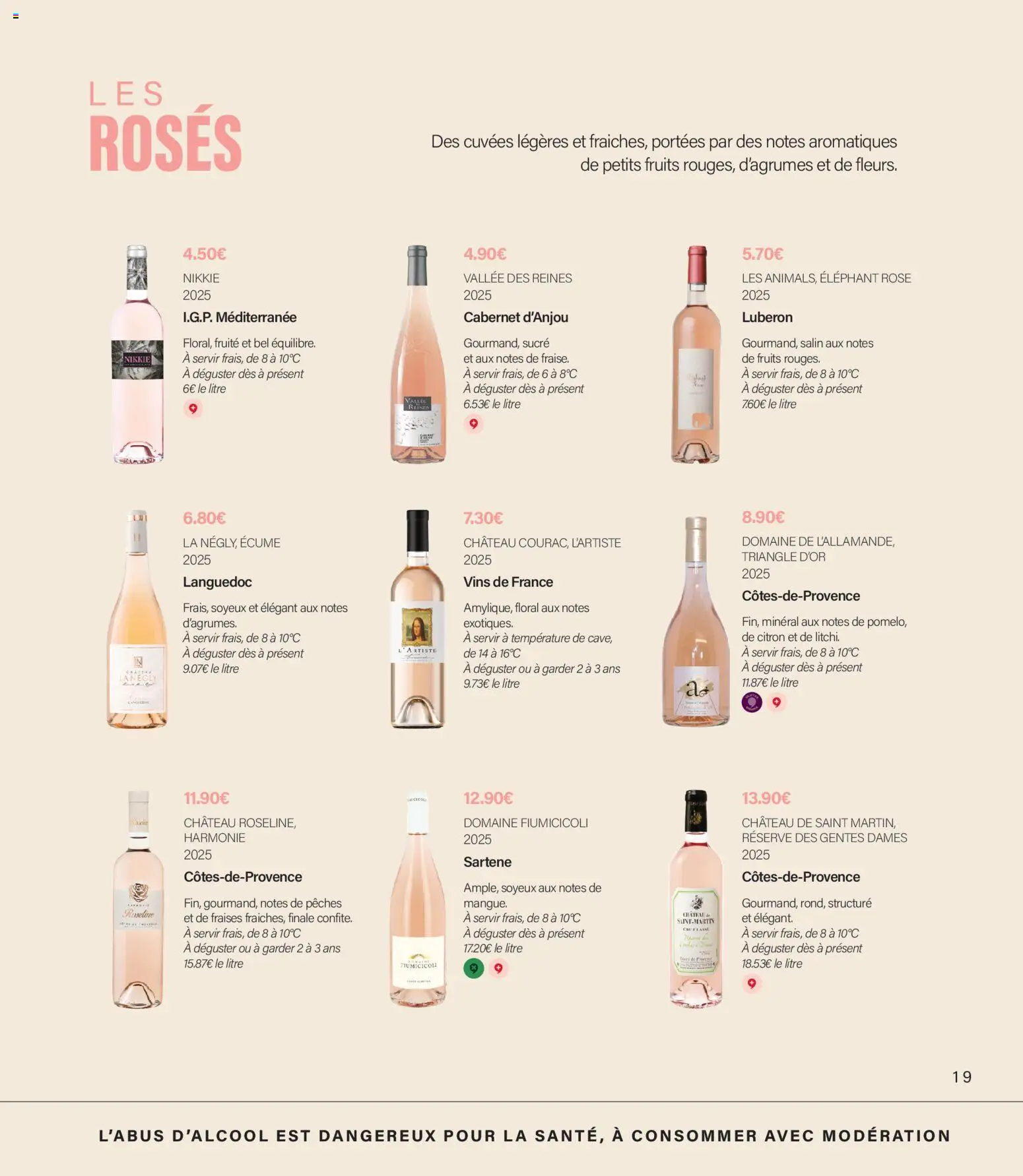 Prévisualisation de Monoprix - Guide foire aux vins du magasin Monoprix formulaire valide 11/09/2026 - Fruits, Pêches, Fraises, Citron, Sucre