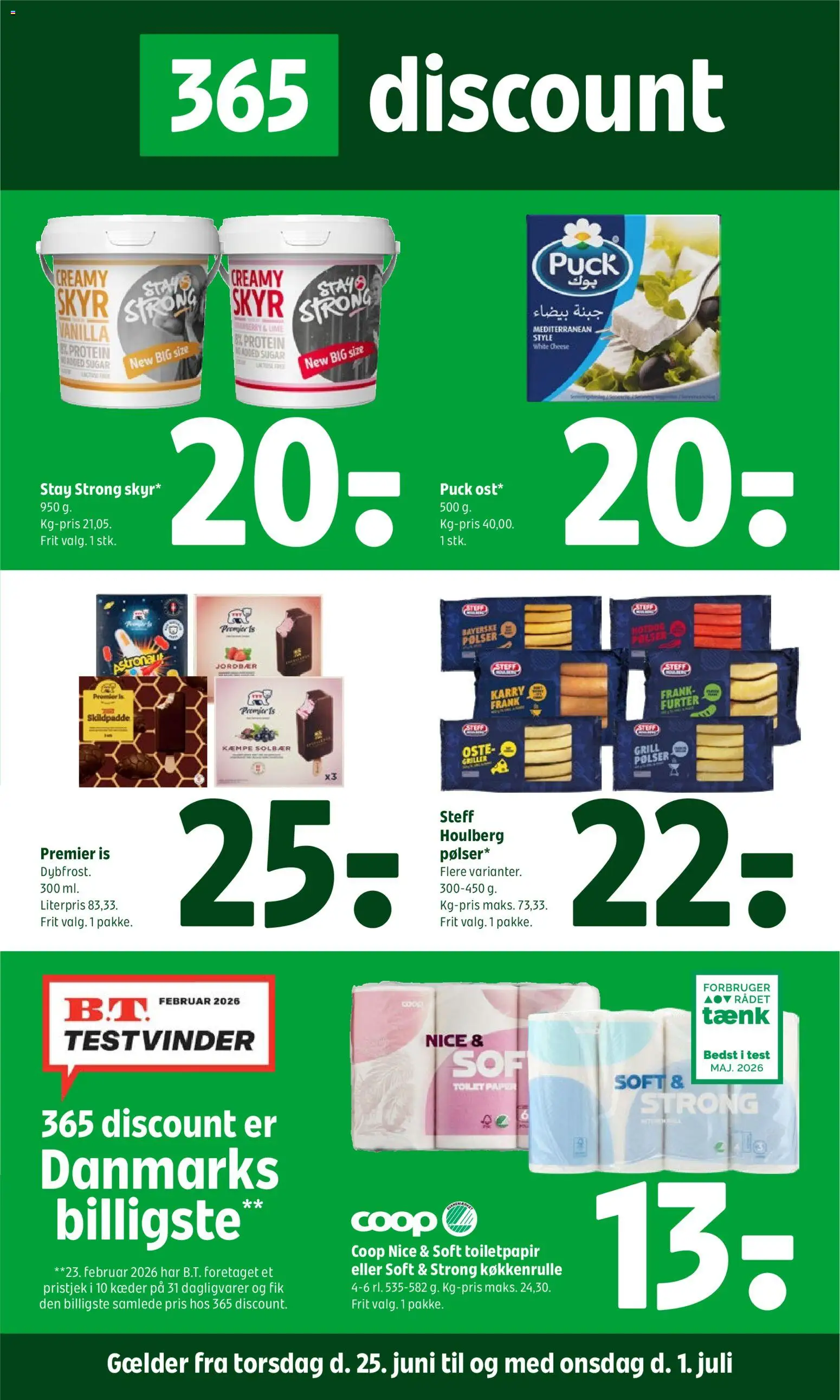 Eksempel på tilbudsavis Coop 365 - Tilbudsavis uge 26 fra butik Coop 365 gyldig fra 25/06/2026