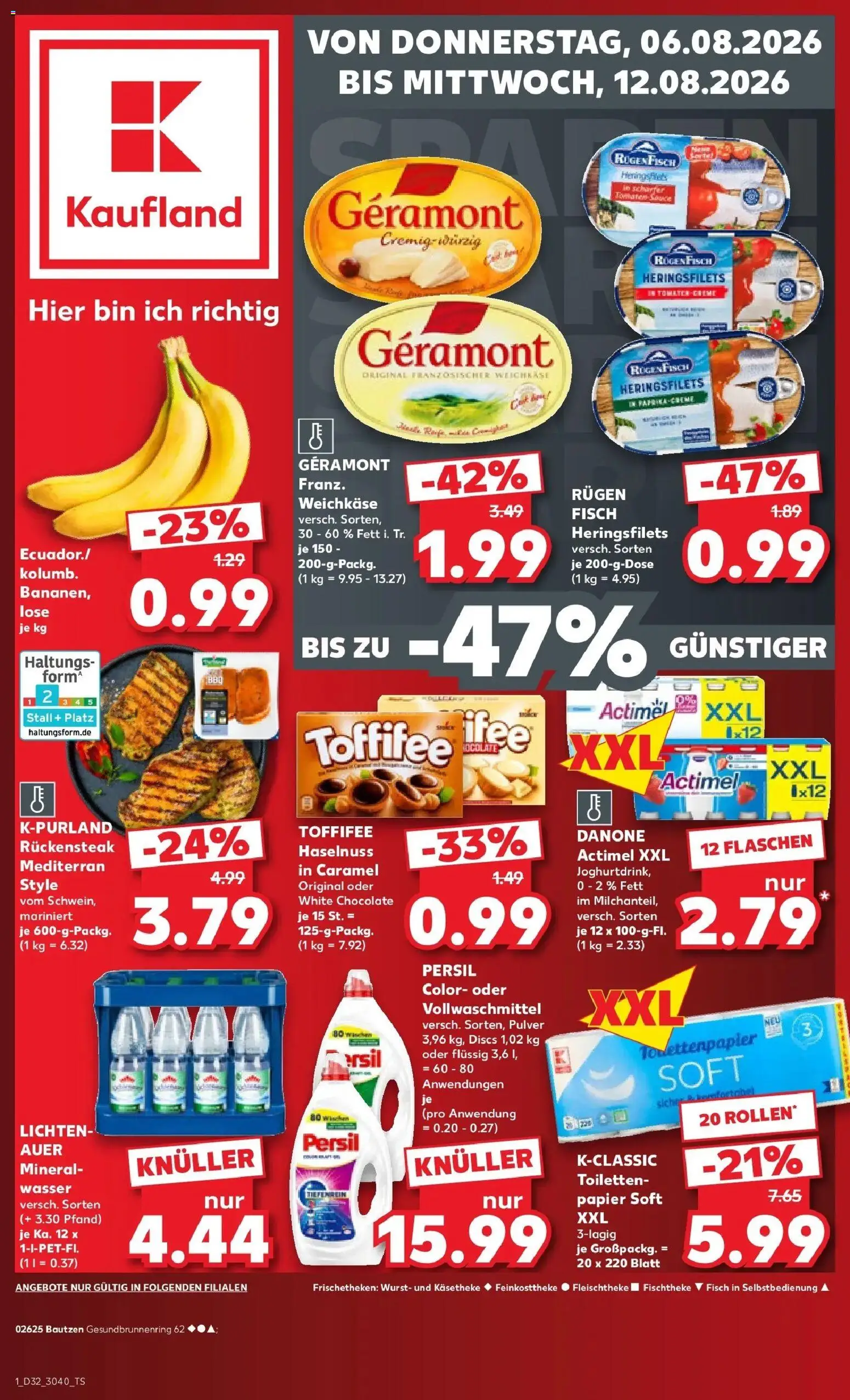 Vorschau von dem Prospekt des Geschäftes Kaufland, gültig ab dem 06.08.2026