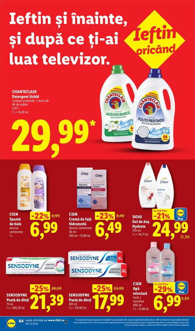 Noul catalog Lidl de la 19.10.