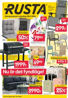 Förhandsgranska reklamblad Rusta erbjudanden från butik Rusta gäller från 25/05/2026