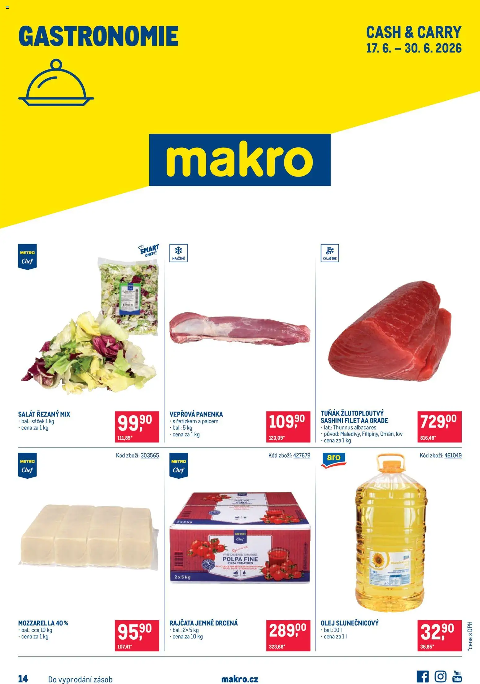 Náhled nabídky: Makro Makro leták - Gastronomie platný od 17.06.2026
