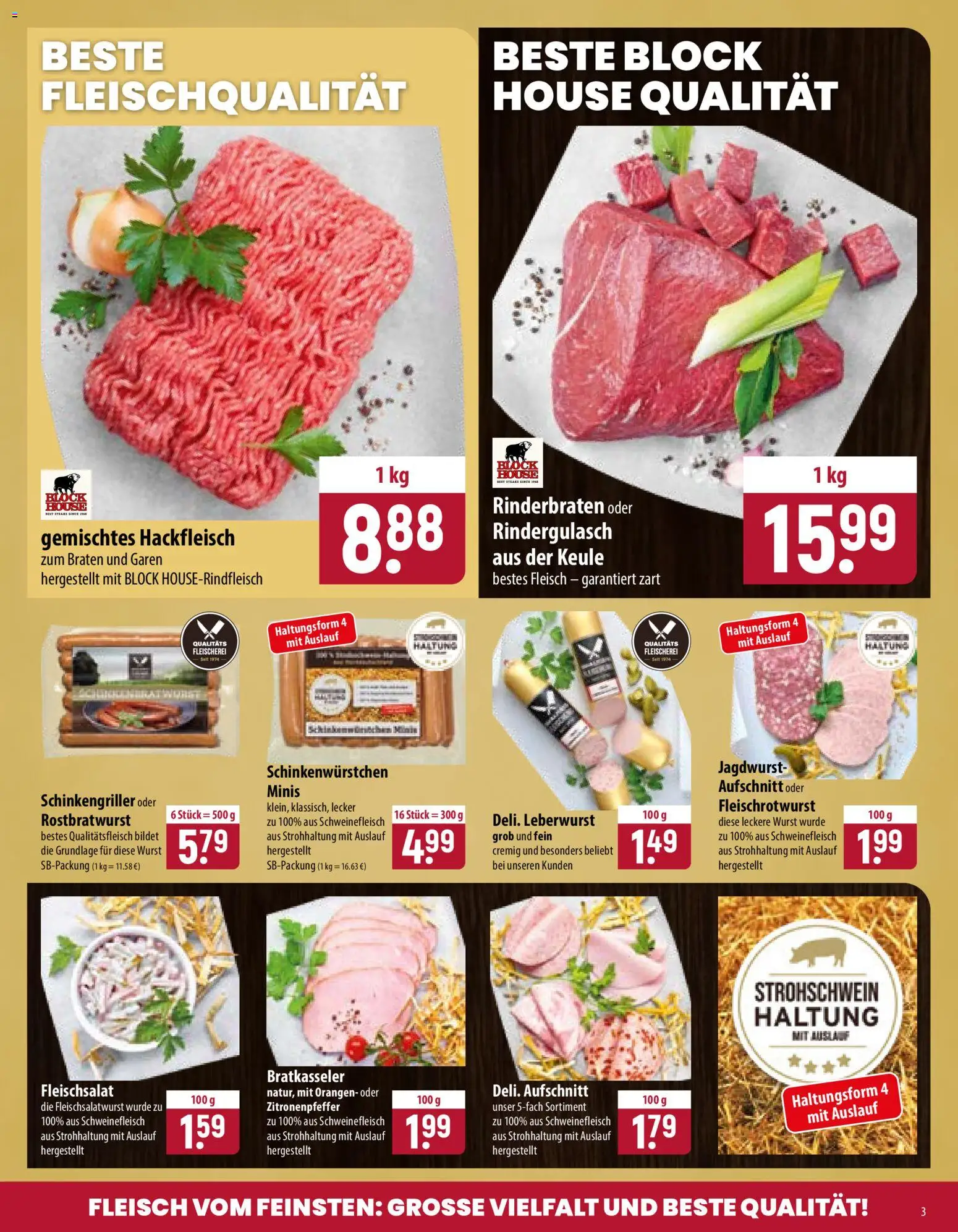 Vorschau von dem Prospekt des Geschäftes Famila, gültig ab dem 02.11.2026 - Wurst, Rinderbraten, Fleisch, Hackfleisch, Rindergulasch, Schweinefleisch, Orangen