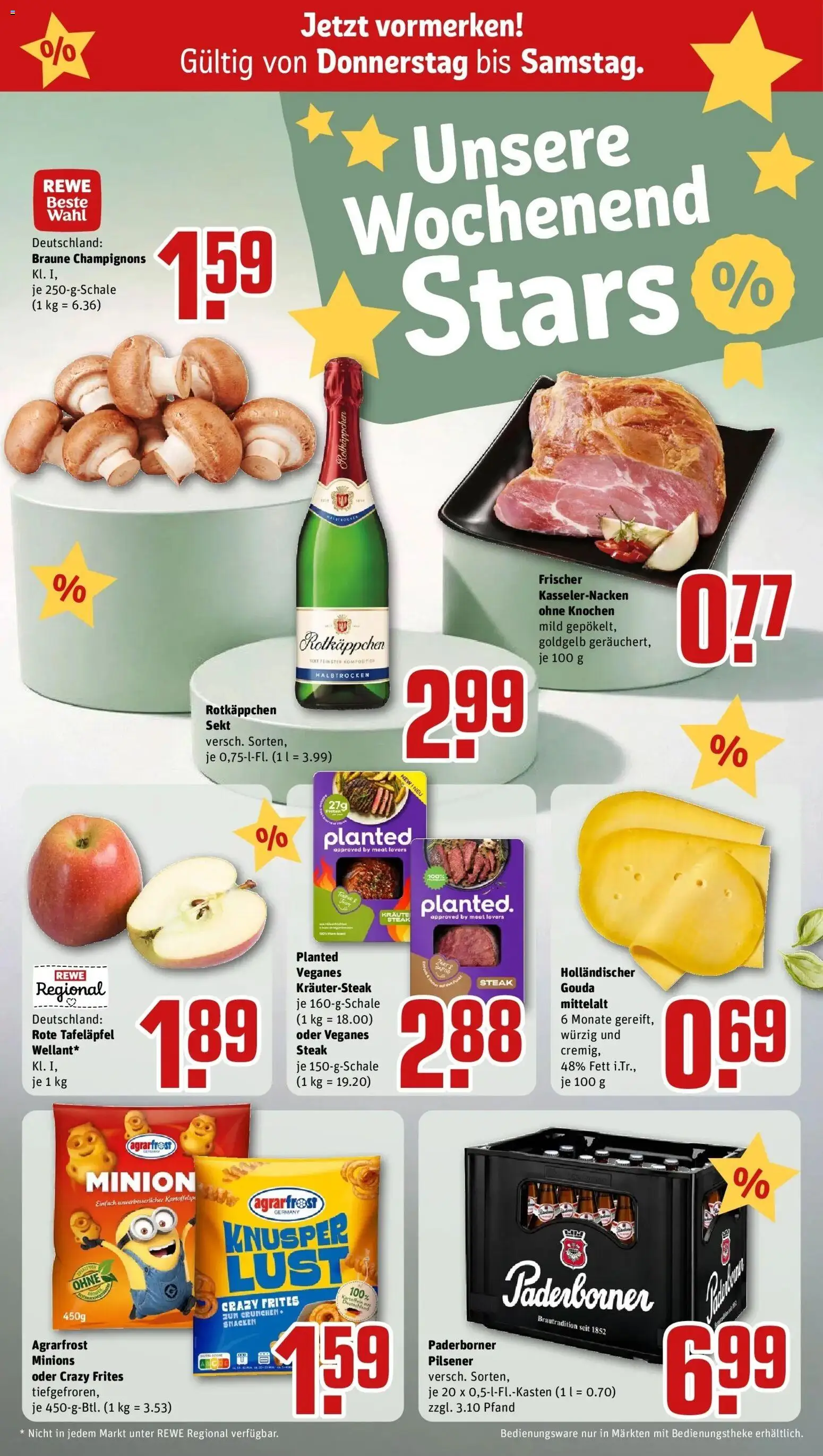 Vorschau von dem Prospekt des Geschäftes Rewe, gültig ab dem 26.10.2026