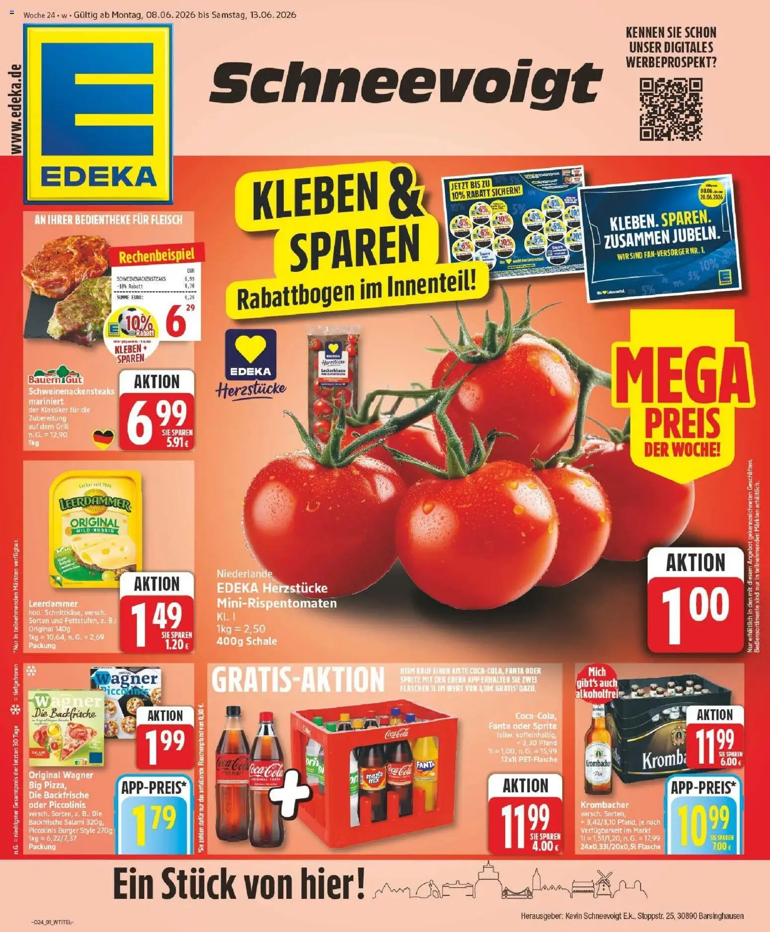Vorschau von dem Prospekt des Geschäftes Edeka, gültig ab dem 08.06.2026