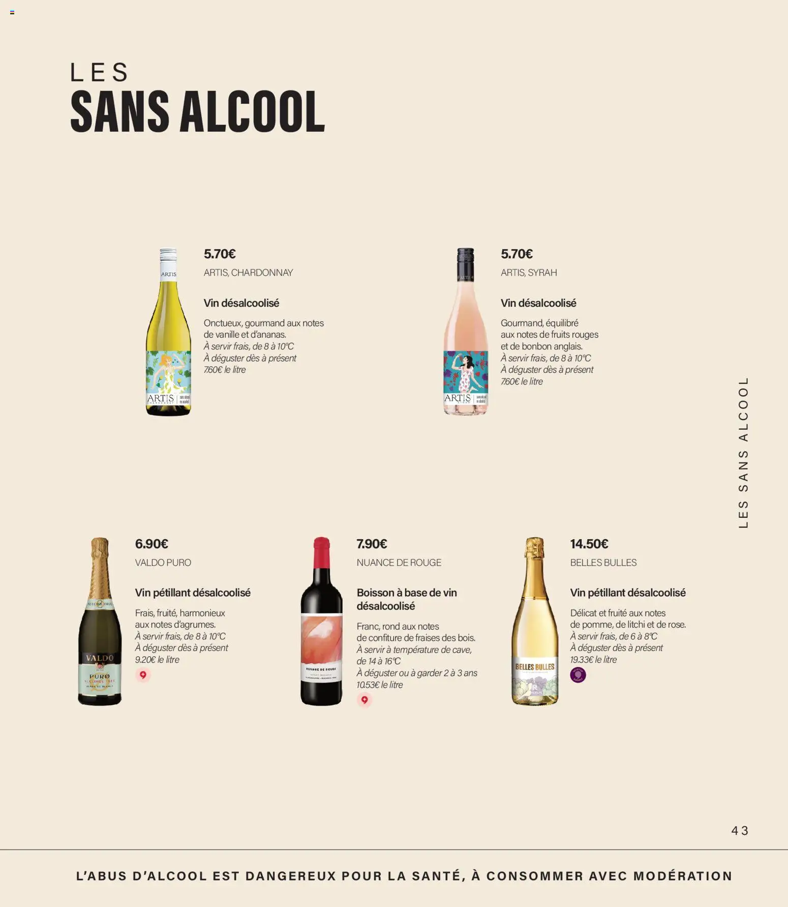 Prévisualisation de Monoprix - Guide foire aux vins du magasin Monoprix formulaire valide 11/09/2026 - Fruits, Vin, Fraises, Litchi, Vanille, Base, Confiture de fraises, Alcool
