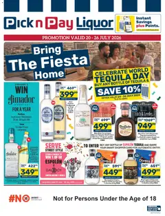 Preview of Pick n Pay flyer valid from 20/07/2026