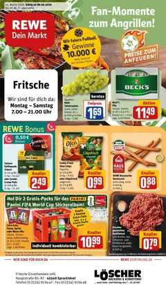 Vorschau von dem Prospekt des Geschäftes Rewe, gültig ab dem 08.06.2026