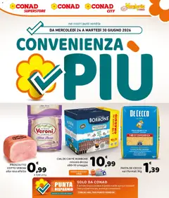 Anteprima dell'opuscolo Conad volantino Convenienza Più Sicilia dal negozio Conad valido da 24/06/2026