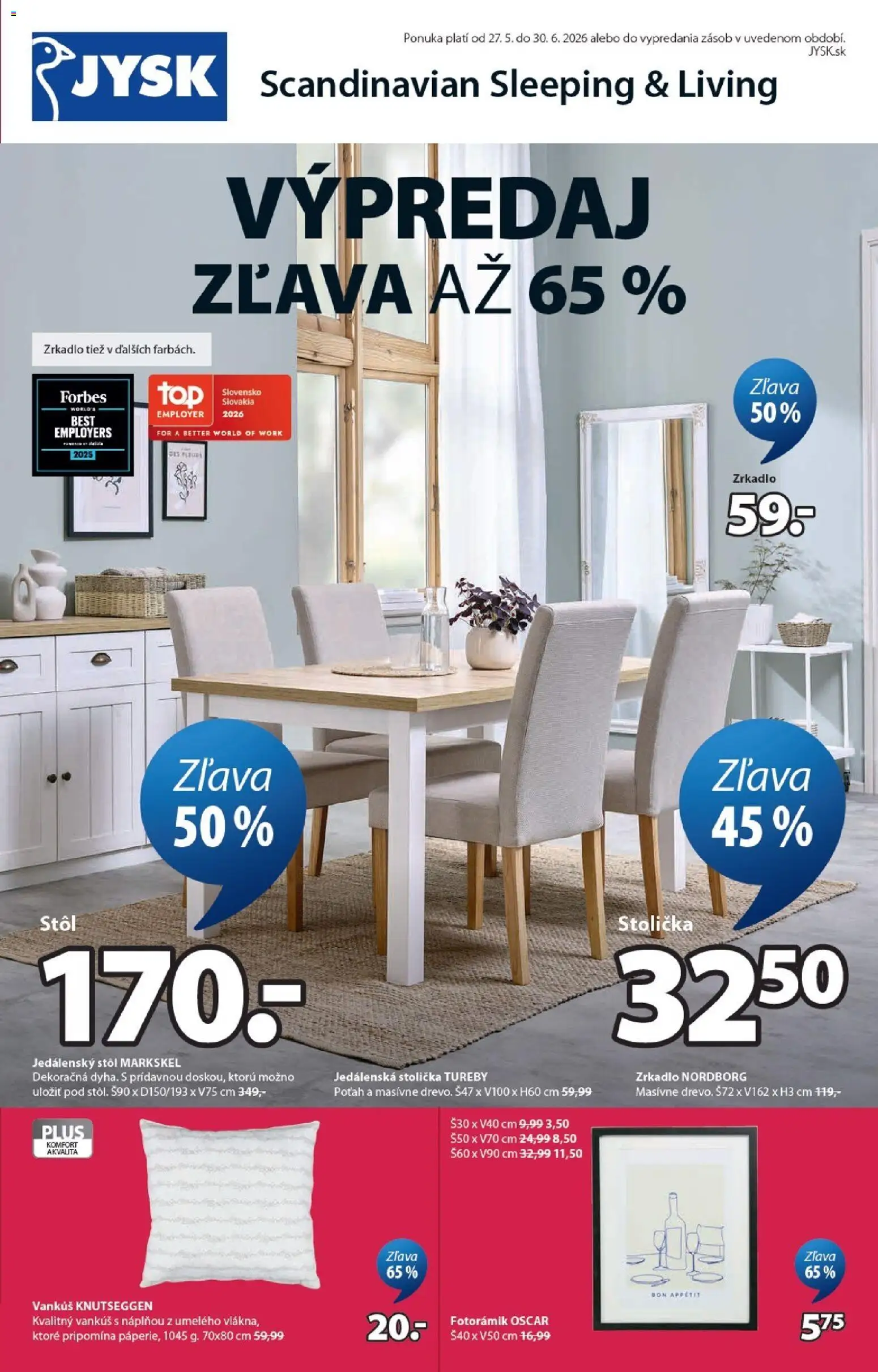Náhľad JYSK letáku platného od 27.05.2026