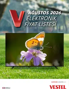 Vestel Vestel - Tüketici Elektroniği 01.08.2026 - Broşürünün önizlemesi