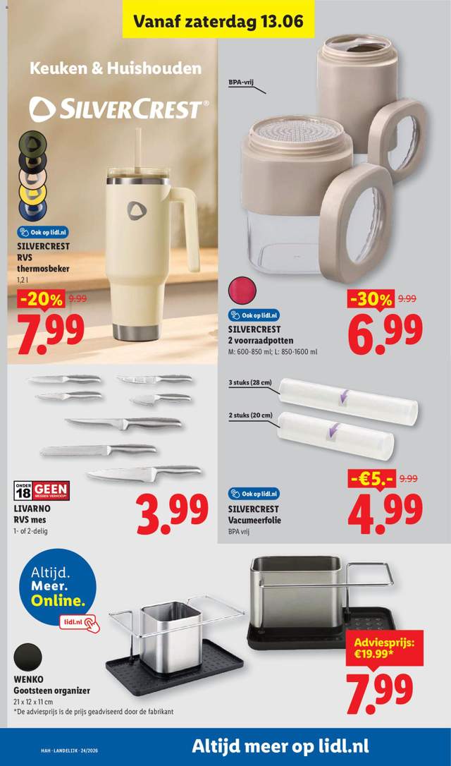 Nieuwe Lidl folder vanaf 08-06