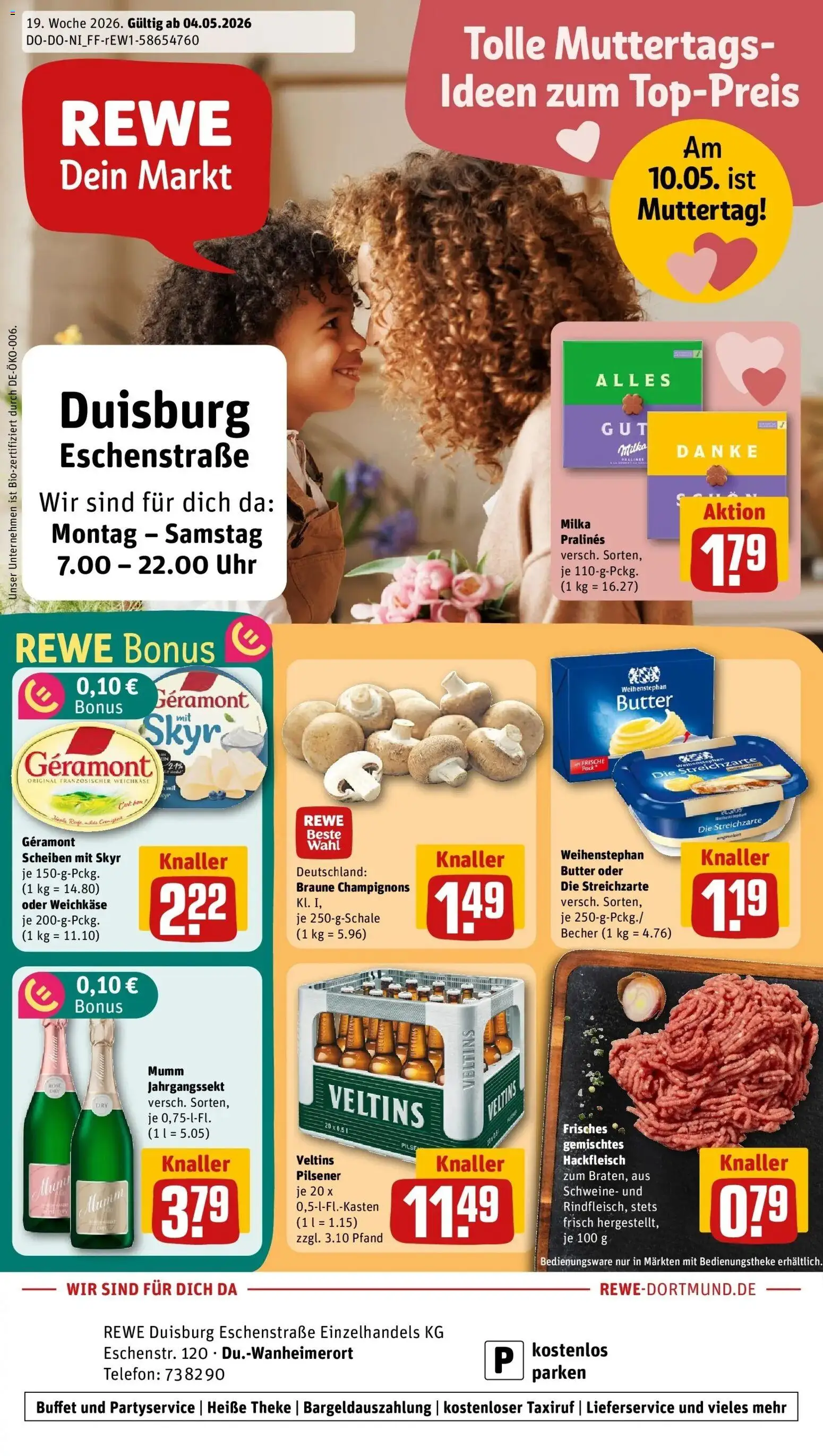 Vorschau von dem Prospekt des Geschäftes Rewe, gültig ab dem 04.05.2026