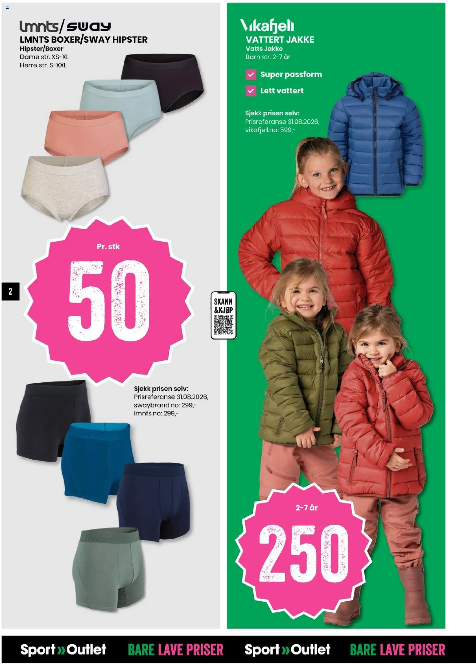 Forhåndsvis Sport Outlet kundeavis fra butikk Sport Outlet gyldig fra 15/09/2026