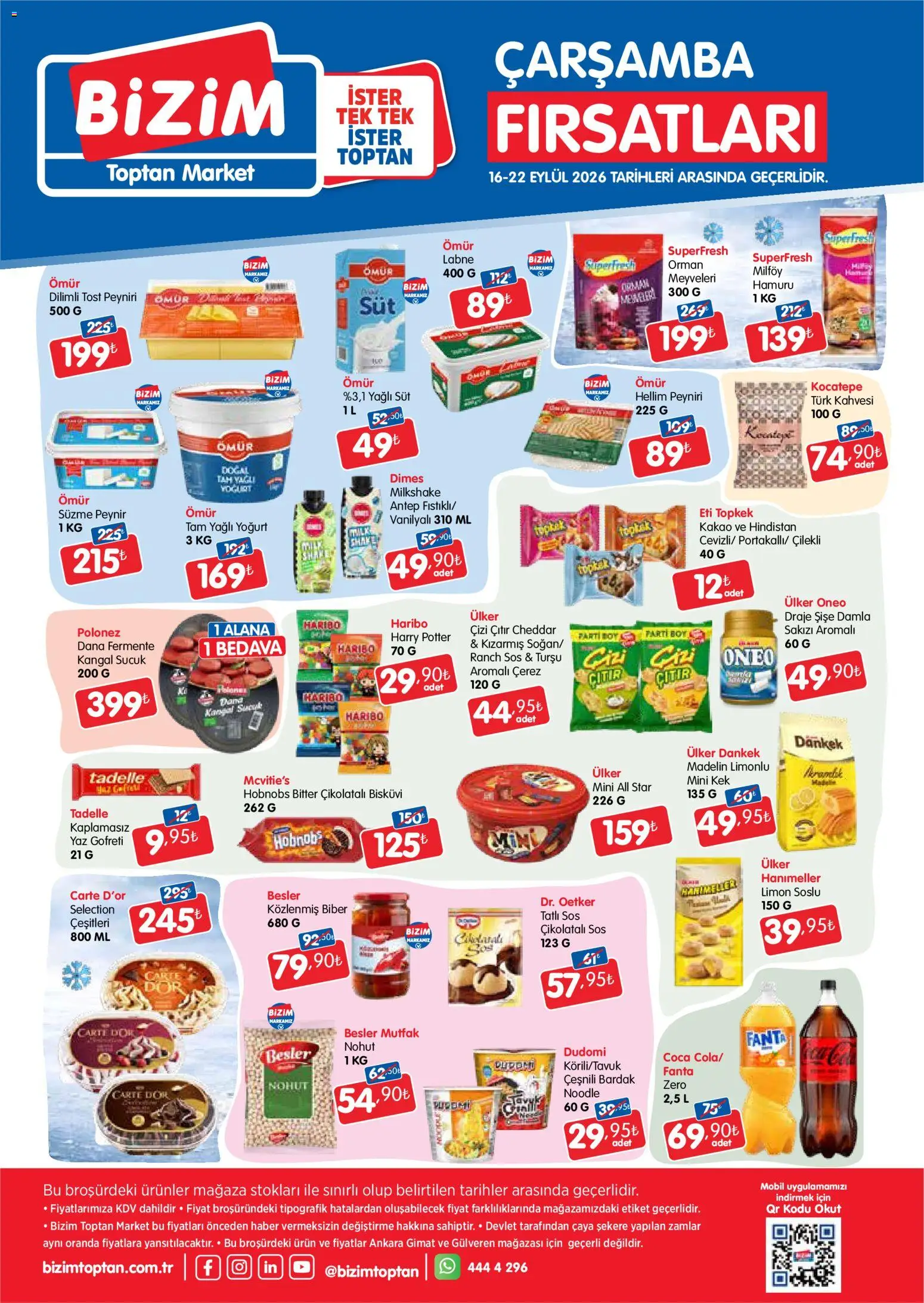 Bizim Toptan Bizim Toptan Katalog 16.09.2026 - Broşürünün önizlemesi