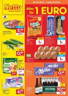 Vorschau von dem Prospekt des Geschäftes Netto Marken-Discount, gültig ab dem 26.10.2026