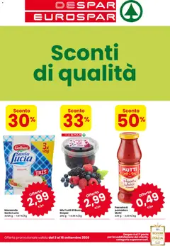 Anteprima dell'opuscolo Eurospar volantino Grado dal negozio Eurospar valido da 03/09/2026