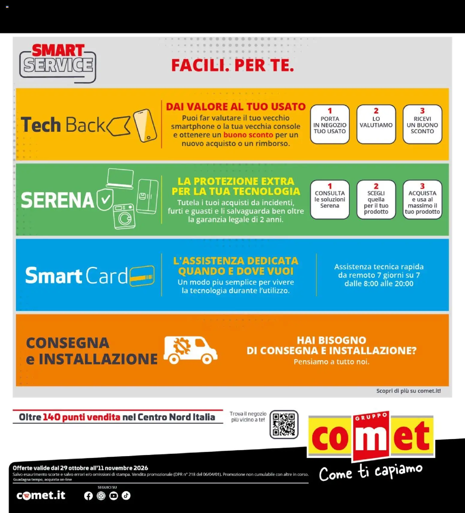 Anteprima dell'opuscolo Comet Black Friday dal negozio Comet valido da 29/10/2026