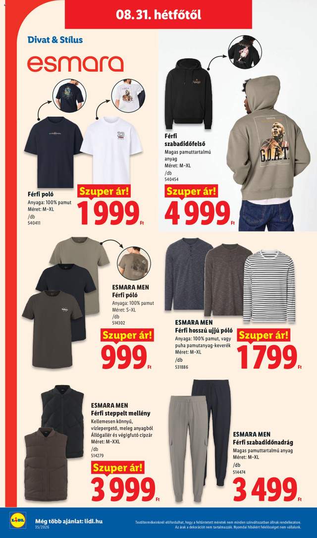 Új Lidl akciós újság 08.27.