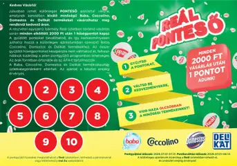 Reál - Reál Ponteső megtekintése, amely érvényes 2026.07.01.-től