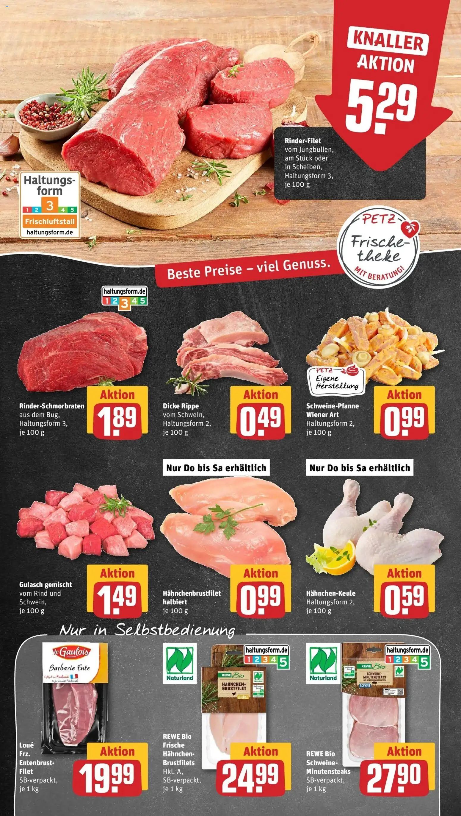 Vorschau von dem Prospekt des Geschäftes Rewe, gültig ab dem 12.10.2026