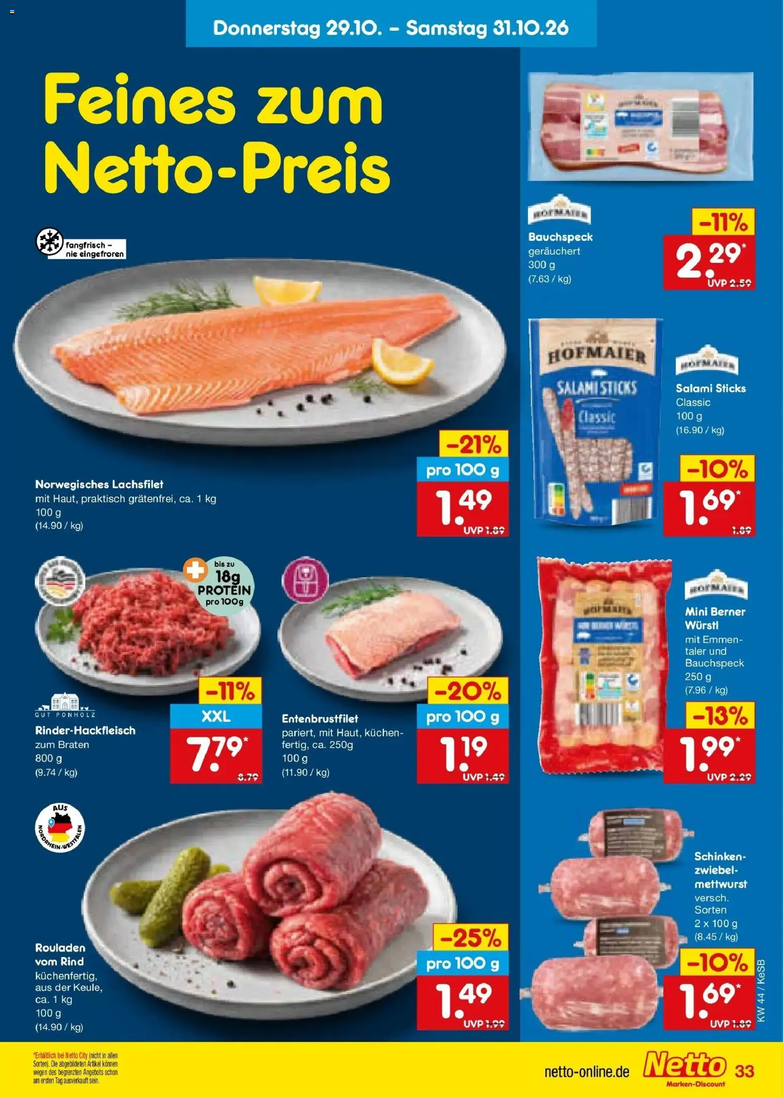 Vorschau von dem Prospekt des Geschäftes Netto Marken-Discount, gültig ab dem 26.10.2026