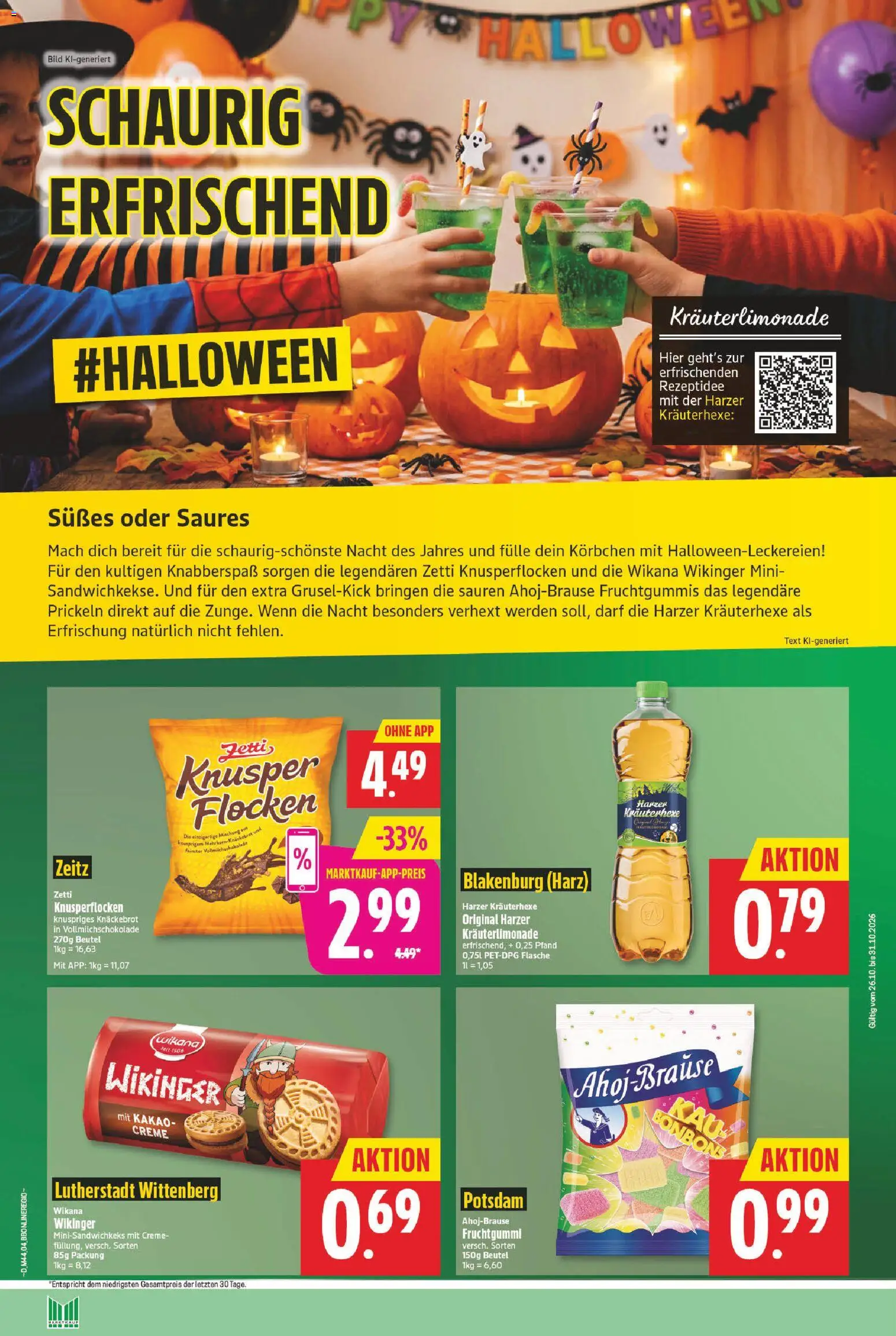 Vorschau von dem Prospekt des Geschäftes Marktkauf, gültig ab dem 26.10.2026 - Creme, Flocken