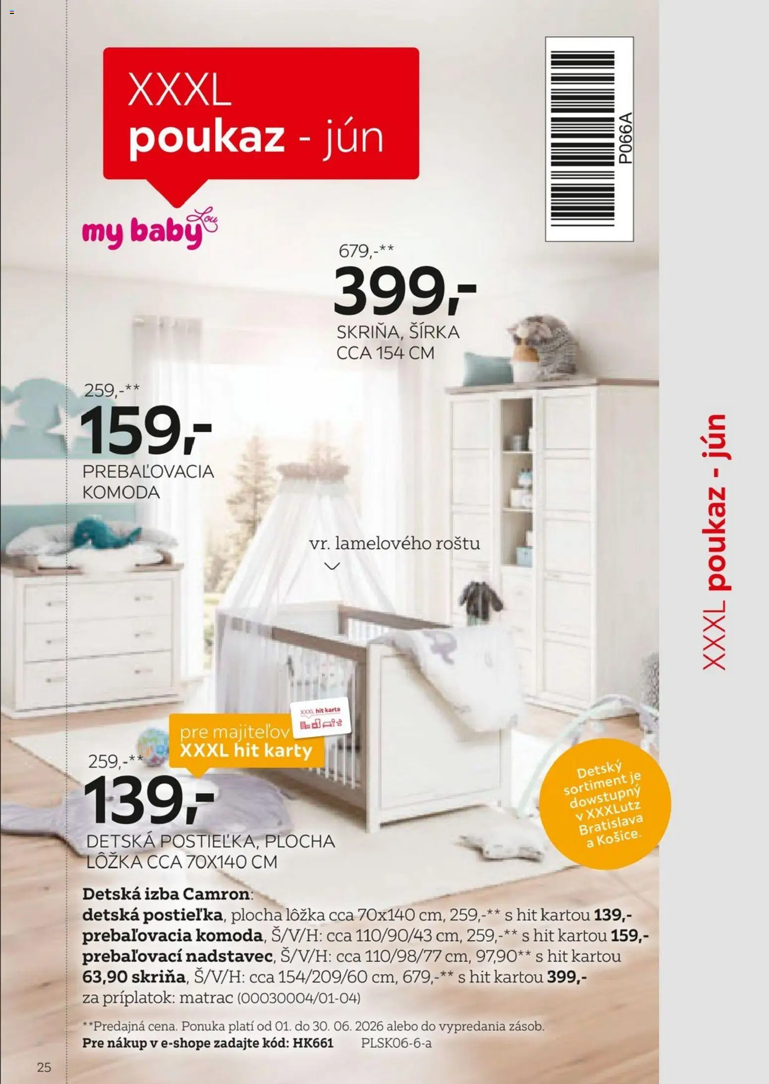 Náhľad XXXLutz letáku platného od 01.02.2026 - Komoda, Detská izba, Matrac, Prebaľovacia komoda