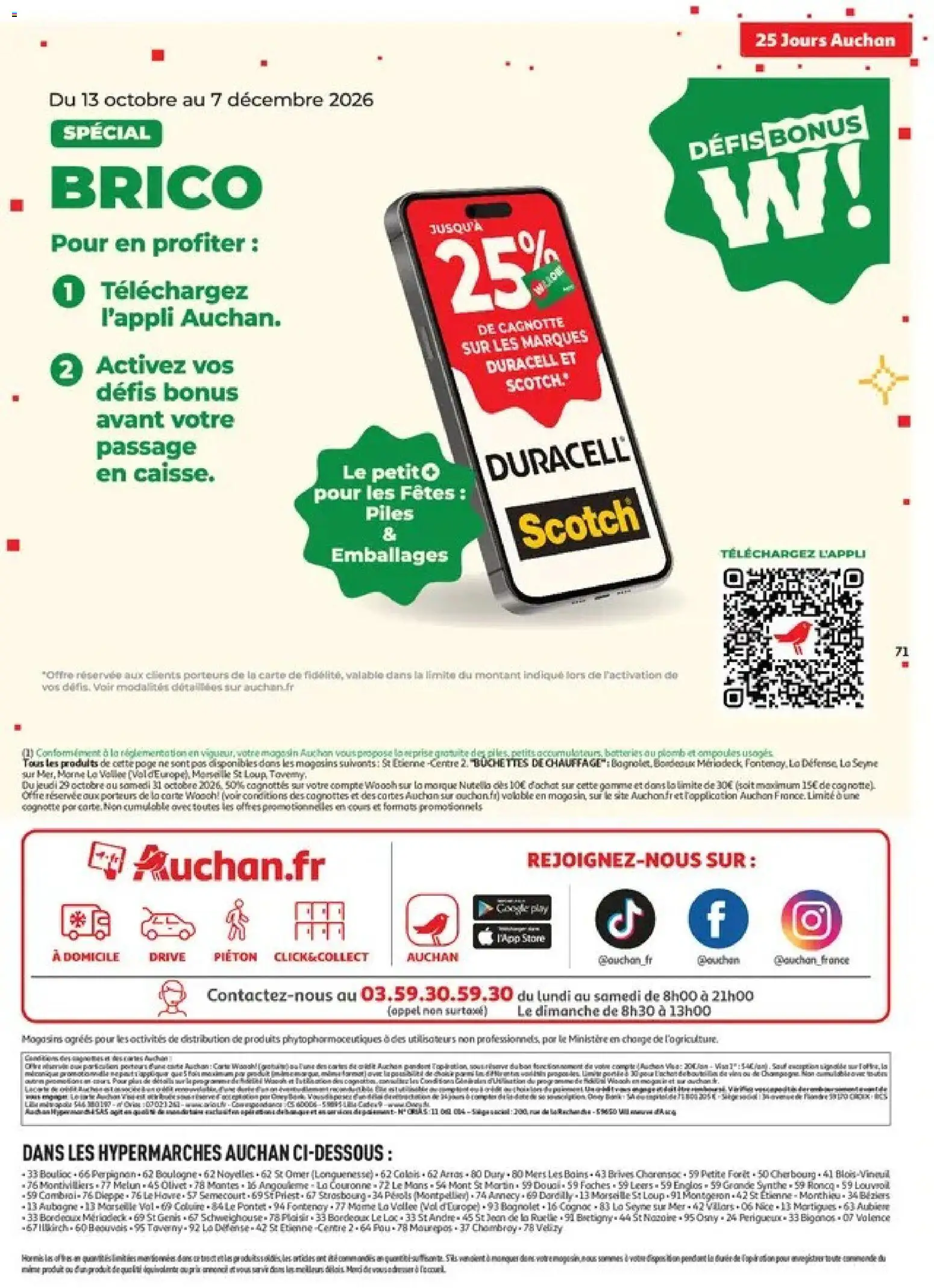 Prévisualisation de Auchan catalogue du magasin Auchan formulaire valide 27/10/2026