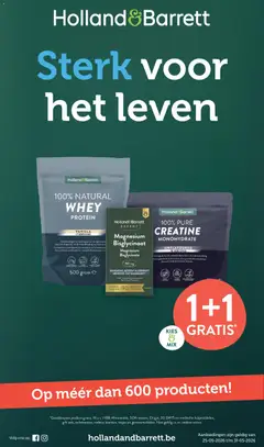 Voorbeeld van Holland & Barrett Folder / Publicité van winkel Holland & Barrett geldig vanaf 25/05/2026