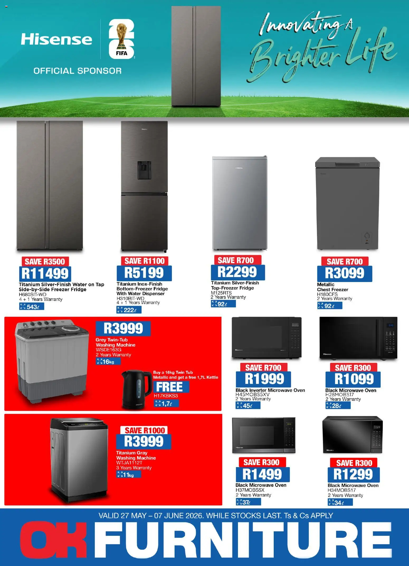 Preview of OK Furniture flyer valid from 27/05/2026