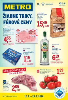 Náhľad Metro letáku platného od 12.08.2026