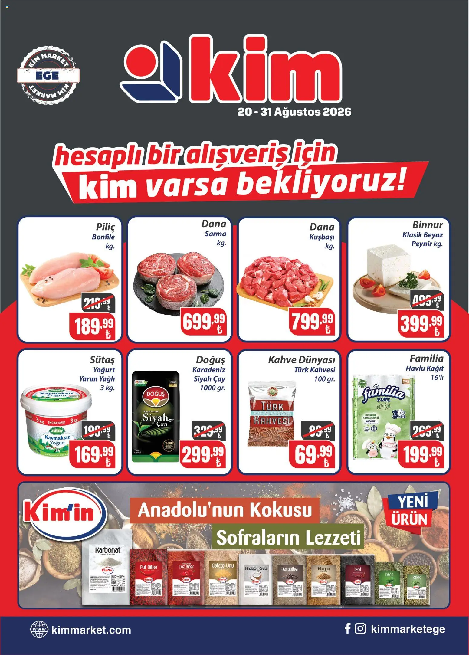Kim Market Kim Market Katalog 20.08.2026 - Broşürünün önizlemesi