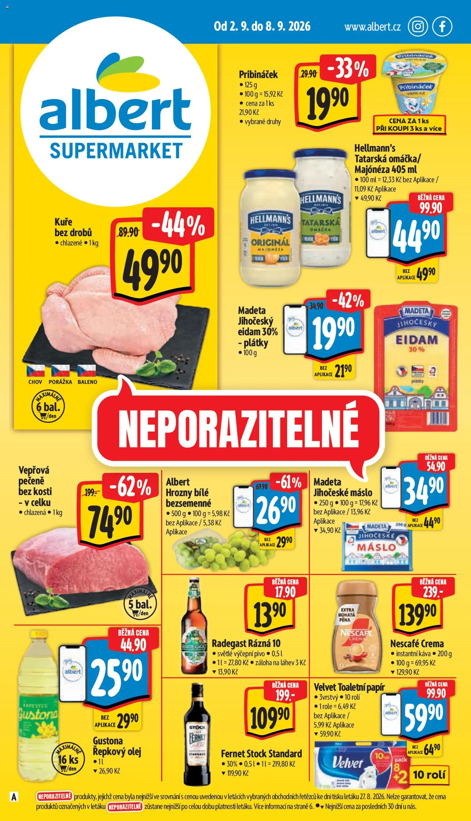 Náhled nabídky: Albert Albert leták - Supermarket platný od 02.09.2026