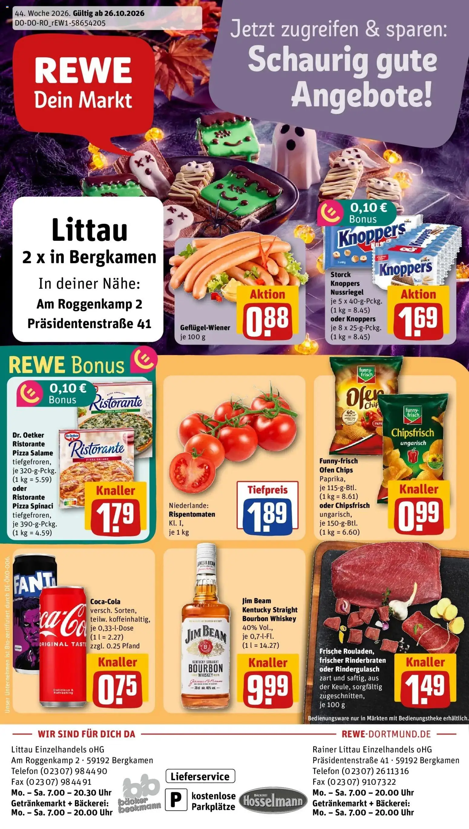Vorschau von dem Prospekt des Geschäftes Rewe, gültig ab dem 26.10.2026