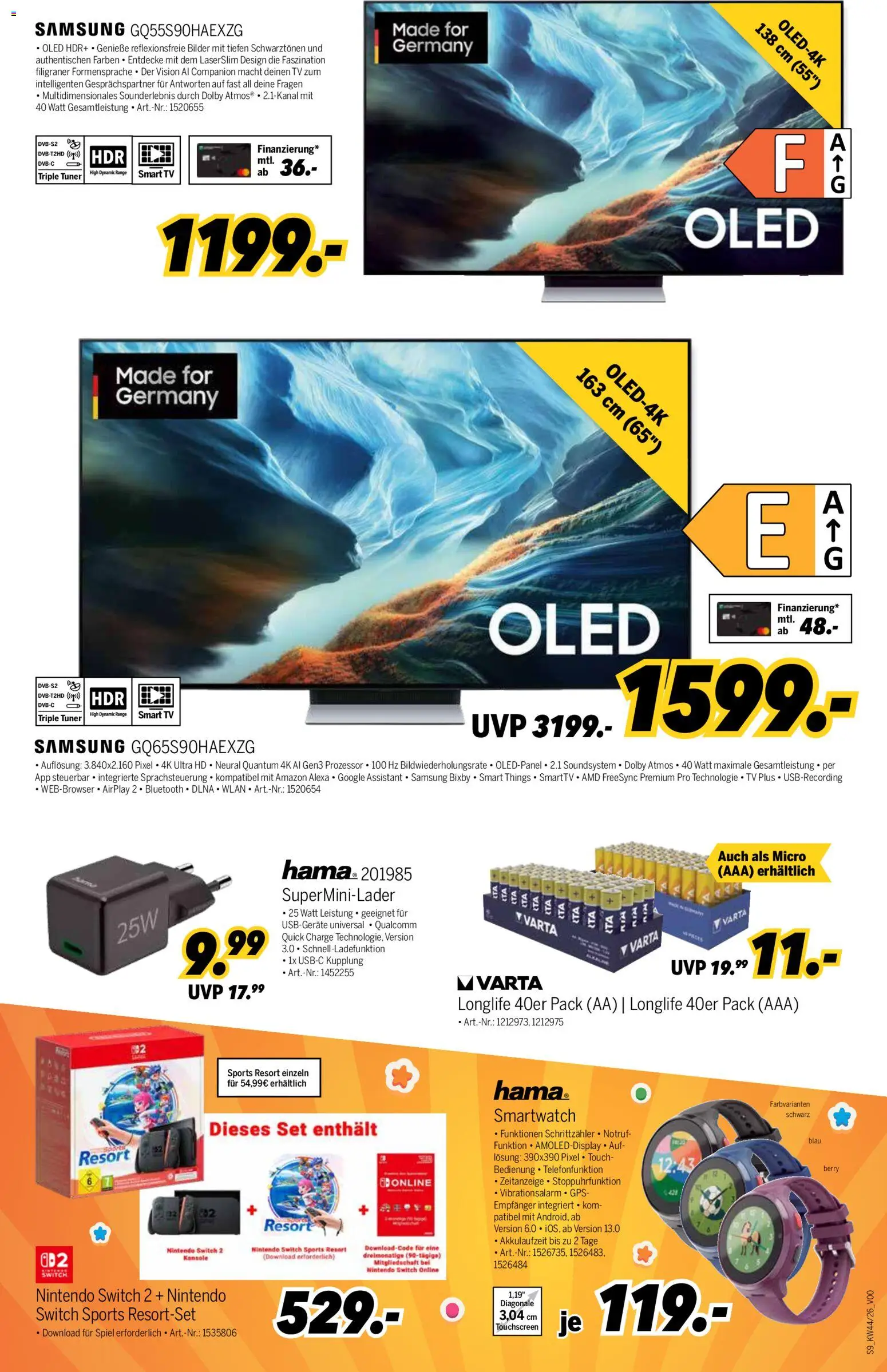 Vorschau von dem Prospekt des Geschäftes Medimax, gültig ab dem 24.10.2026 - Bilder, Samsung, TV, Smartwatch, Smart TV, Spiel, Soundsystem
