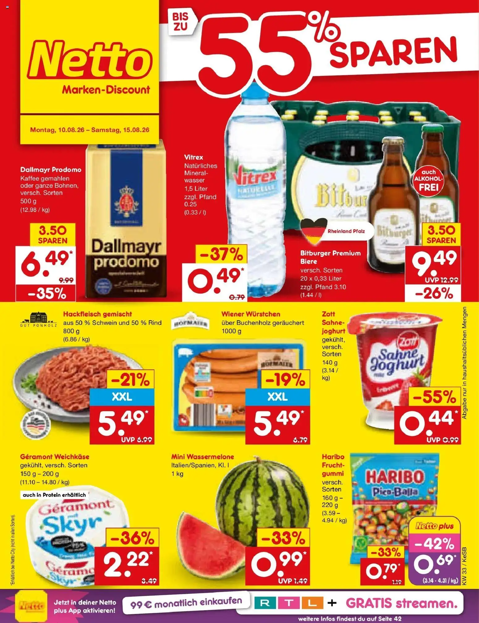 Vorschau von dem Prospekt des Geschäftes Netto Marken-Discount, gültig ab dem 10.08.2026