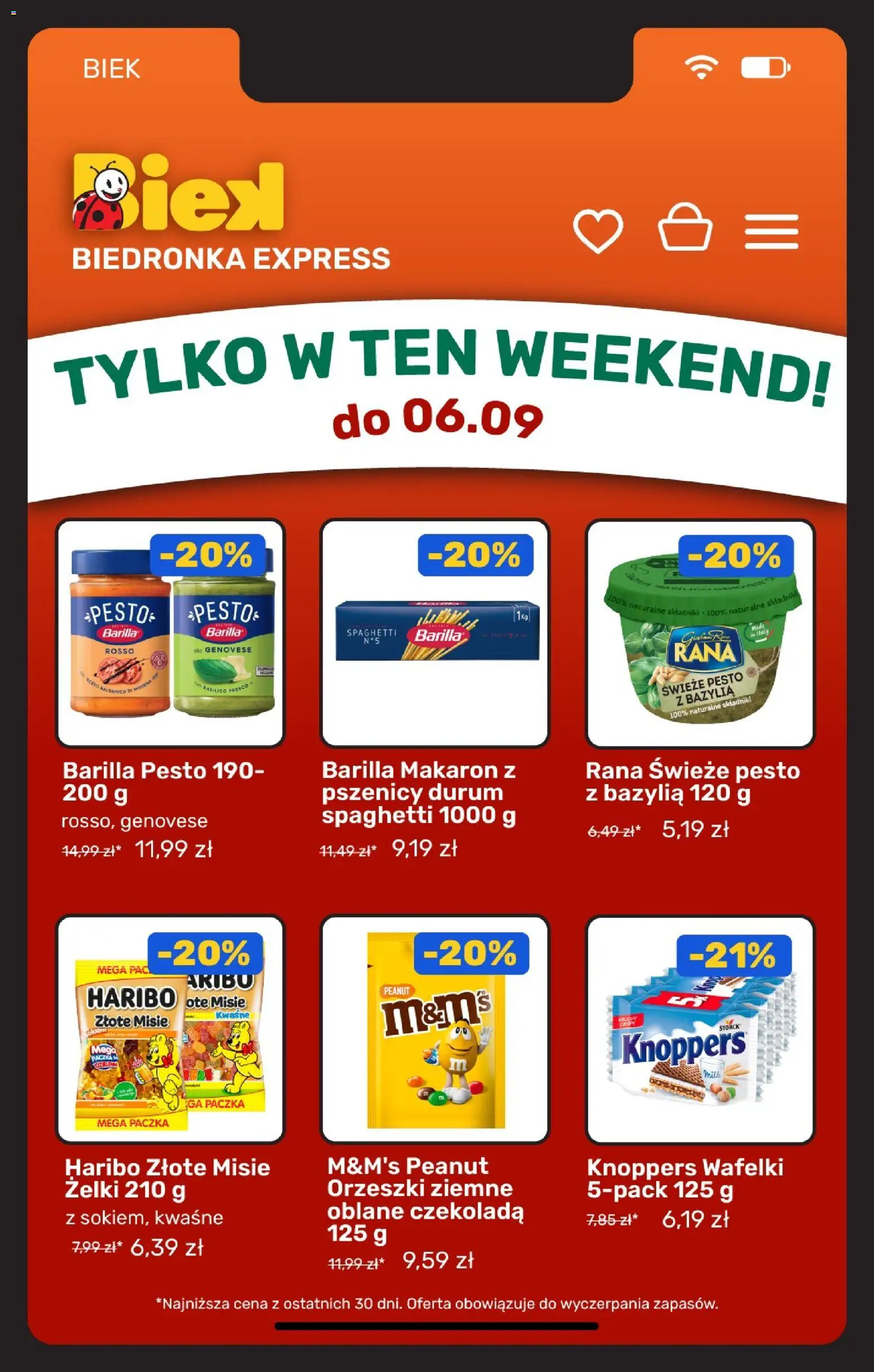 Pogląd gazetki "Biedronka gazetka - Biek" ze sklepu Biedronka ważnej od 04.09.2026